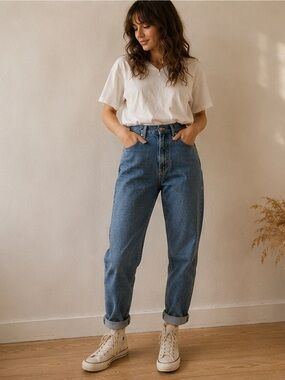 90s Vintage Mom Jeans High Rise